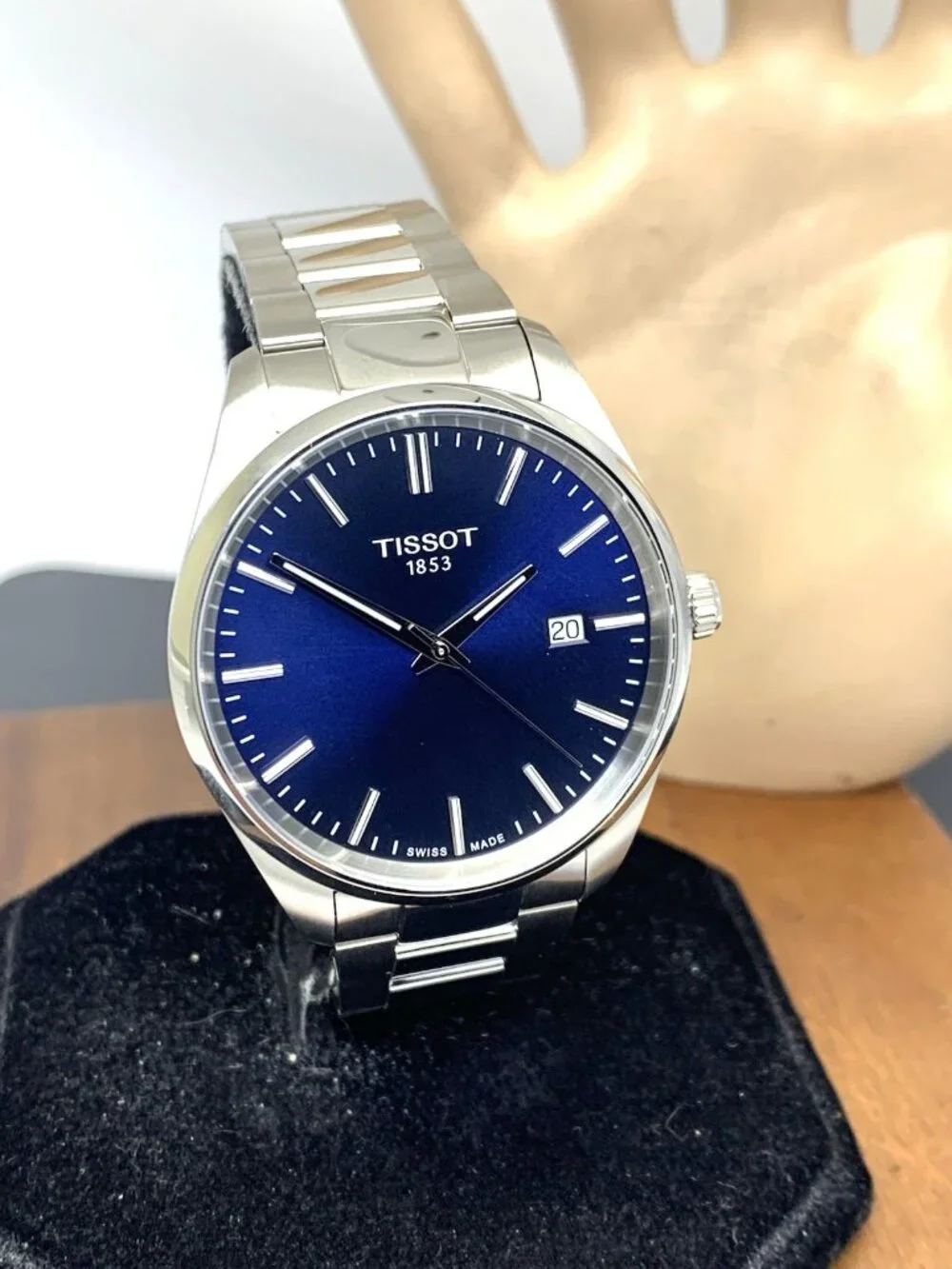 Tissot PR 100 Men's Watch Swiss Quartz Blue Dial 40mm Steel T1504101104100